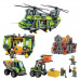 Конструктор Bela серия Urban 10642 Грузовой вертолёт исследователей вулканов 
