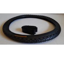 Вело покрышка с камерой 24 дюйма Шипованная