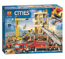 Конструктор Пожарная станция. Город Bela 11216 Центральная пожарная станция