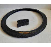 Покрышка на велосипед 26*1,95 дюймов с камерой. Генерал Крупный Шип. Нейлон. 26*1.95 (54-559).