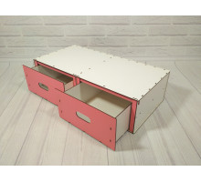 Деревянный Бокс для игрушек 6003 с выдвижными ящичками