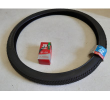 Покрышка 29 дюймов Chaoyang. Велорезина 29*2.10 (52-662) Мелкий шип С камерой в комплекте