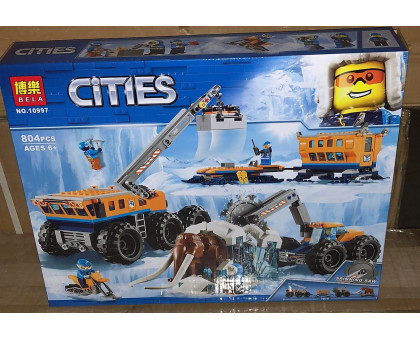 Конструктор Bela 10997 Передвижная арктическая база. 804 детали