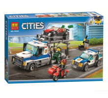 Конструктор Bela 10658 Ограбление транспортировщика автомобилей. Город