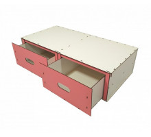 Деревянный Бокс для игрушек 6004 с выдвижными ящичками