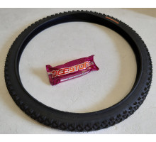 Покрышка на велосипед 26*1,95 дюймов с камерой. Deestone Крупный Шип. Нейлон. 26*1.95 (50-559).