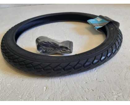 Покрышка 14*1 3/8*1 5/8 на коляску Покрышка (44-288) с камерой в комплекте