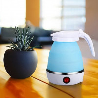 Электрочайник складной Travel Folding 600ml. Цвет: голубой
